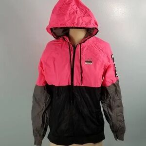 Victoria's Secret Women's Coat - Pink/Black -SizeS